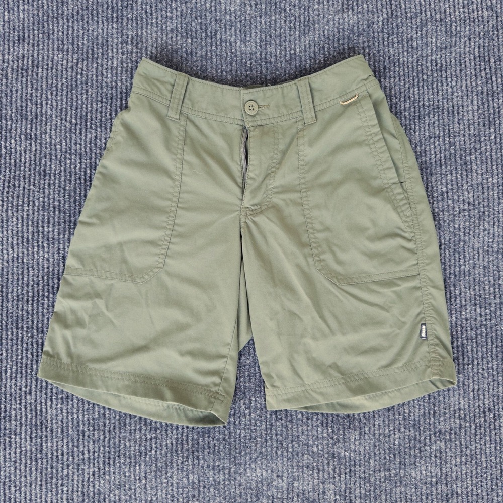 REI Co-op Sahara Shorts Women 0 Green Good Hiking Outdoor Lightweight Stretch